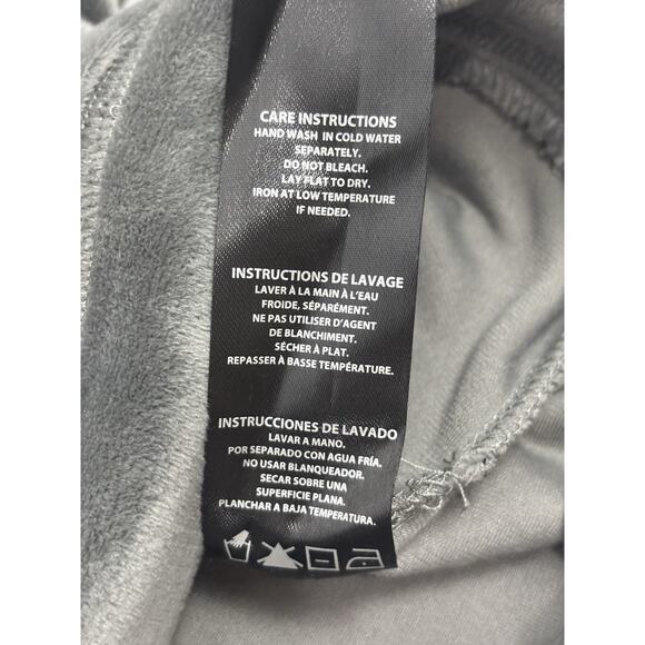 NWT Buffalo David Britton Gray Velour Hooded Sweatshirt Women’s Size M Cozy - Picture 6 of 8